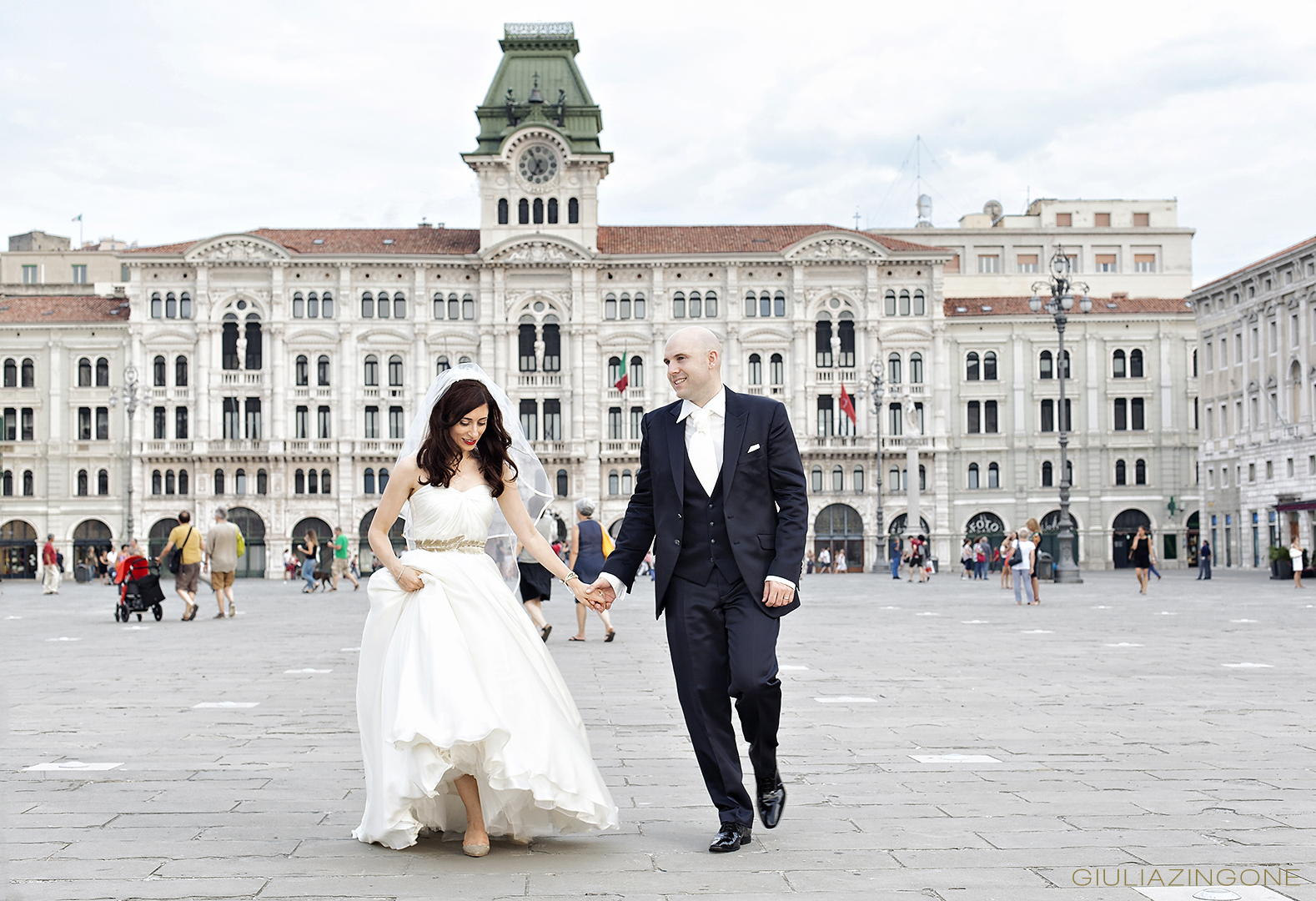 016 fotografo matrimonio trieste piazza unità giulia zingone destination wedding photographer