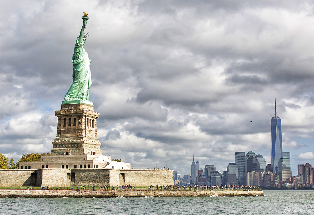 029 New York Statue of Liberty Giulia Zingone Bridal Market Week