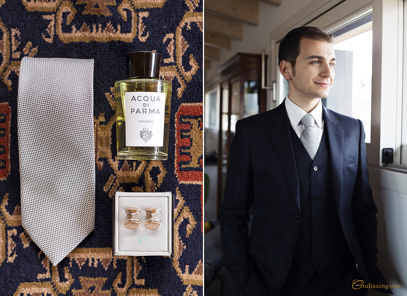 0014 fotografo matrimonio Palazzo Parigi Milano Italy wedding photographer Giulia Zingone preparativi sposo